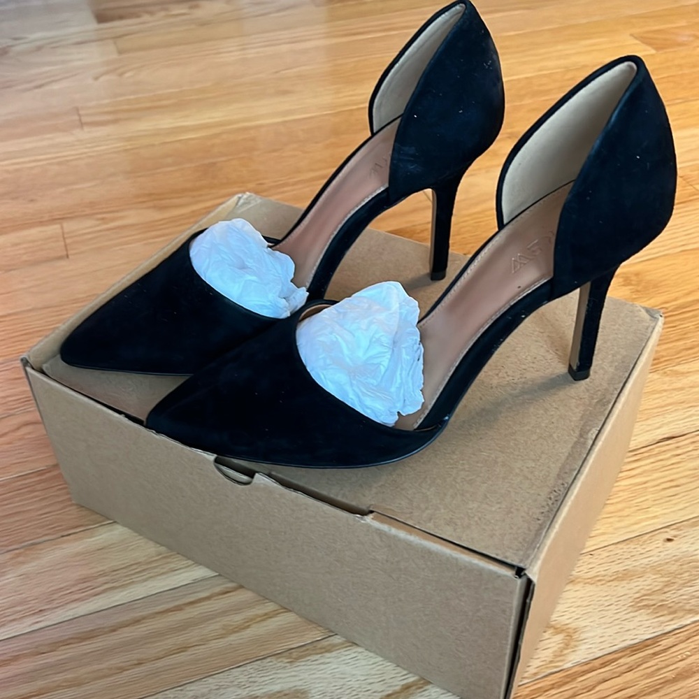 J Crew Lana Suede D’Orsay Pumps